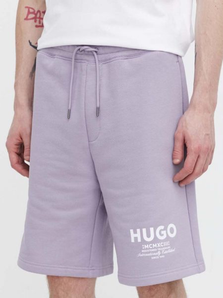 Bombažne hlače Hugo Blue