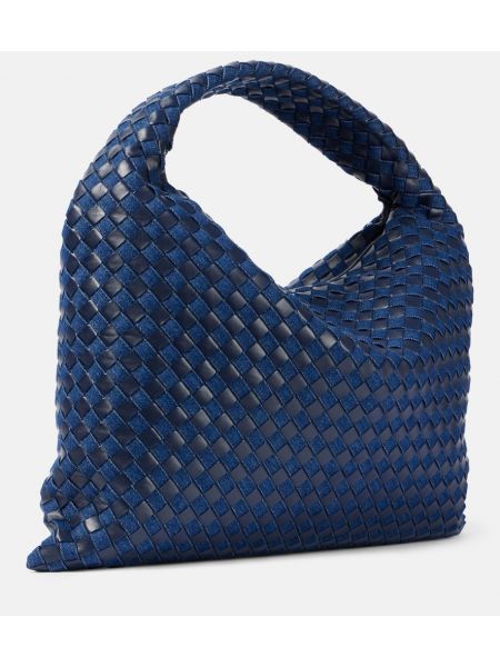 Bőr nagy táskák Bottega Veneta kék