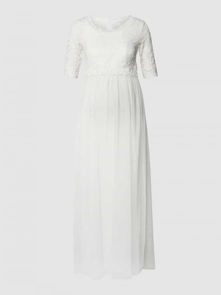 Sukienka koronkowa Mamalicious biała