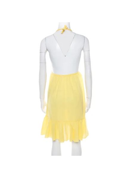 Sukienka bawełniana Ralph Lauren Pre-owned żółta