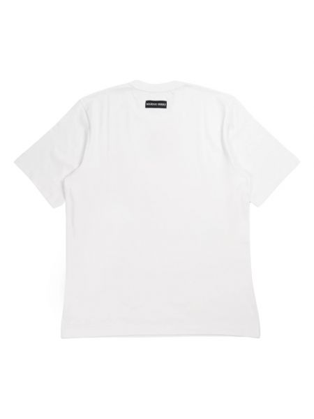 Camiseta de algodón Marine Serre blanco