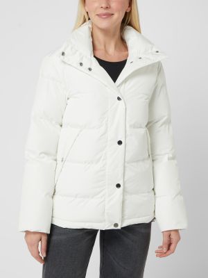 Pikowana kurtka ze stójką Karl Lagerfeld biała