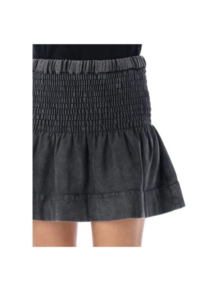 Mini falda de algodón Isabel Marant étoile negro