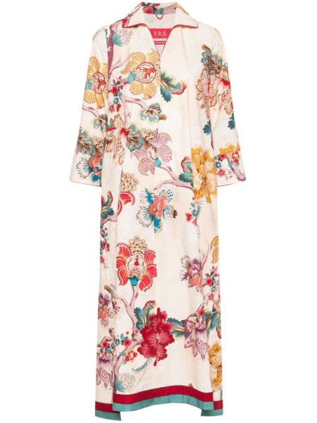 Maksi haljina s cvjetnim printom s printom F.r.s For Restless Sleepers ružičasta