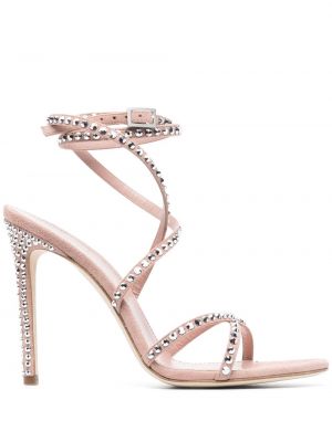 Spitzen schnür sandale Paris Texas pink