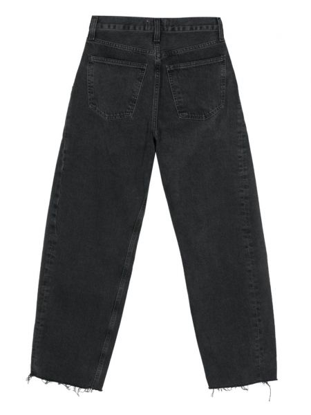 Skinny džíny s vysokým pasem Agolde černé