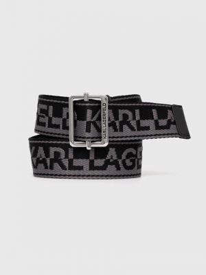 Pásek Karl Lagerfeld černý