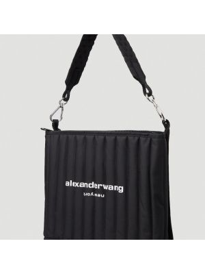 Bolsa de hombro Alexander Wang negro