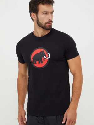 Sportska majica kratki rukavi Mammut crna