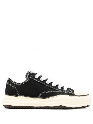 Bomull sneakers Maison Mihara Yasuhiro svart