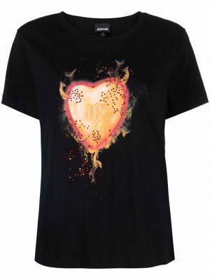 T-shirt Just Cavalli svart