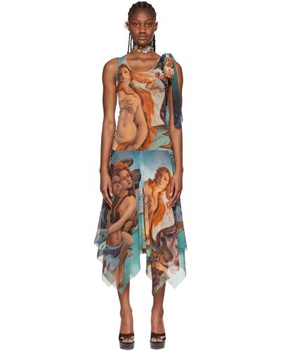 Плаття максі з фатину довге Jean Paul Gaultier