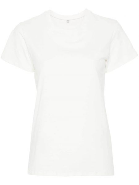 Tričko s okrúhlym výstrihom Baserange biela