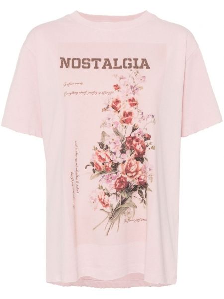 T-shirt en coton B+ab rose