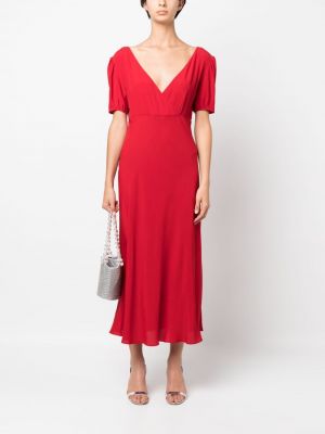 Červené midi šaty Nº21