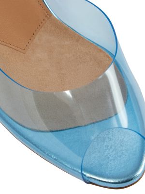 Sandale din piele Aquazzura albastru
