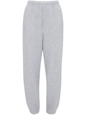 Pantalon de joggings à imprimé Victoria Beckham gris