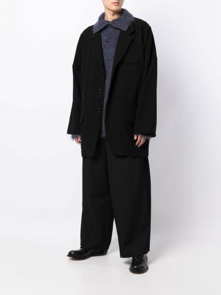 Woll blazer Yohji Yamamoto schwarz
