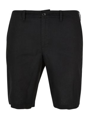 Pamučne lanene hlače Urban Classics crna