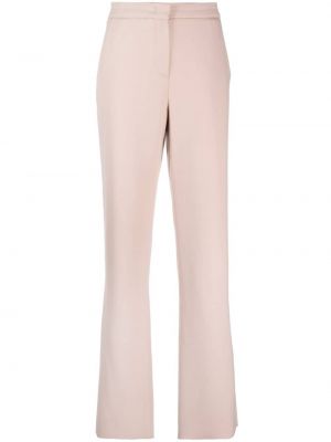 Ravne hlače Giorgio Armani roza