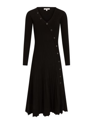 Pletena obleka Morgan črna
