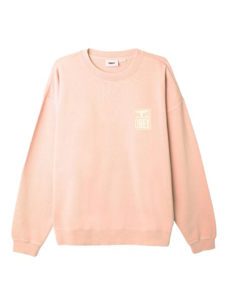 Sweatshirt Obey pink