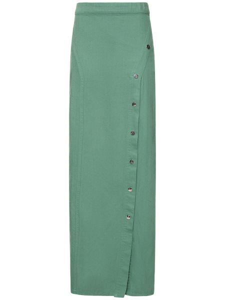 Falda de algodón Cannari Concept verde