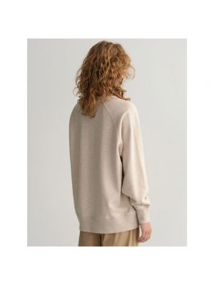 Sweatshirt aus baumwoll Gant beige