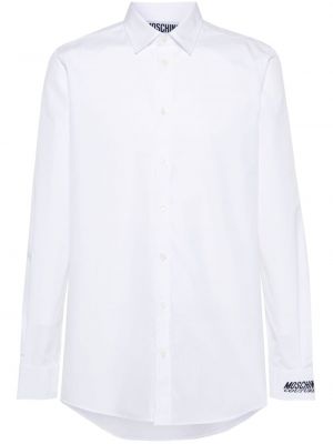 Haftowana koszula Moschino biała
