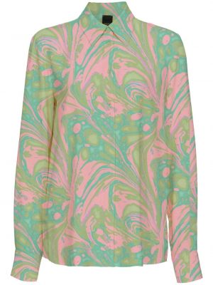 Košeľa s potlačou s abstraktným vzorom Pinko