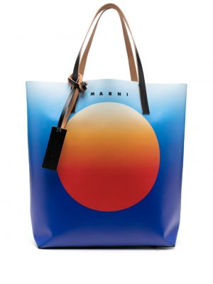 Τσάντα shopper με σχέδιο Marni