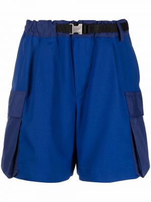 Cargo shorts Sacai blå