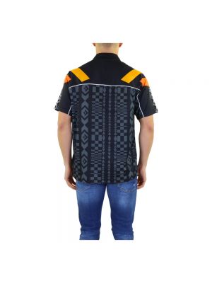 Camisa con estampado con estampado geométrico Marcelo Burlon negro
