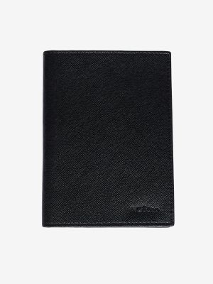 Kožená peňaženka z ekologickej kože Ac&co / Altınyıldız Classics čierna