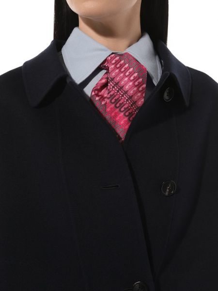 Шелковый шарф Furla розовый