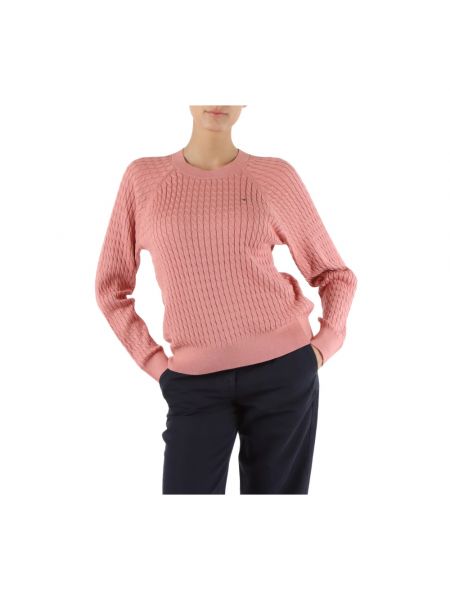 Jersey de algodón de tela jersey Tommy Hilfiger rosa