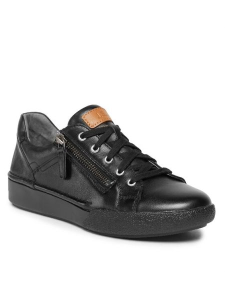 Sneakersy Josef Seibel czarne
