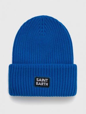 Шерстяная шапка Mc2 Saint Barth синяя