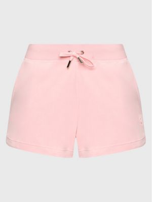 Спортни шорти slim Juicy Couture розово