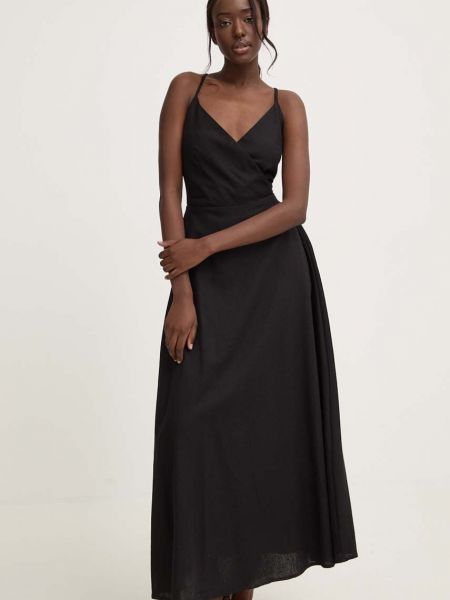 Rozkloszowana sukienka Answear Lab czarna