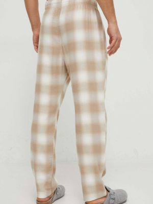 Pidžama s printom Hollister Co. smeđa