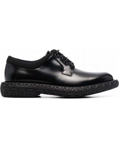 Pantofi derby din piele Salvatore Ferragamo negru