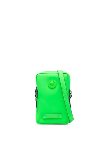 Чанта през рамо Versace зелено
