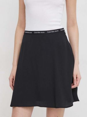 Traper suknja Calvin Klein Jeans crna
