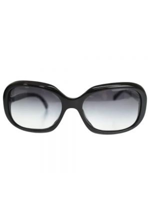 Okulary przeciwsłoneczne Chanel Vintage czarne