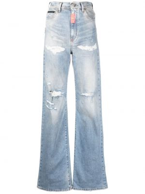 Revitty straight leg-farkut Philipp Plein sininen