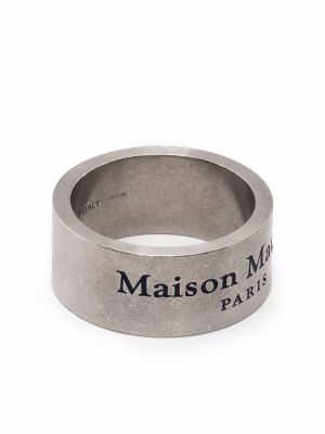 Chunky пръстен Maison Margiela сребристо