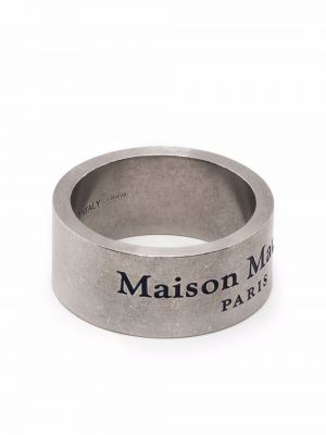 Tykk ring Maison Margiela sølv