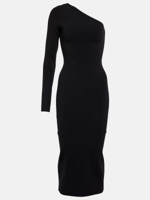 Midi šaty Victoria Beckham čierna