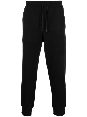 Pantaloni sport cu imagine Emporio Armani negru